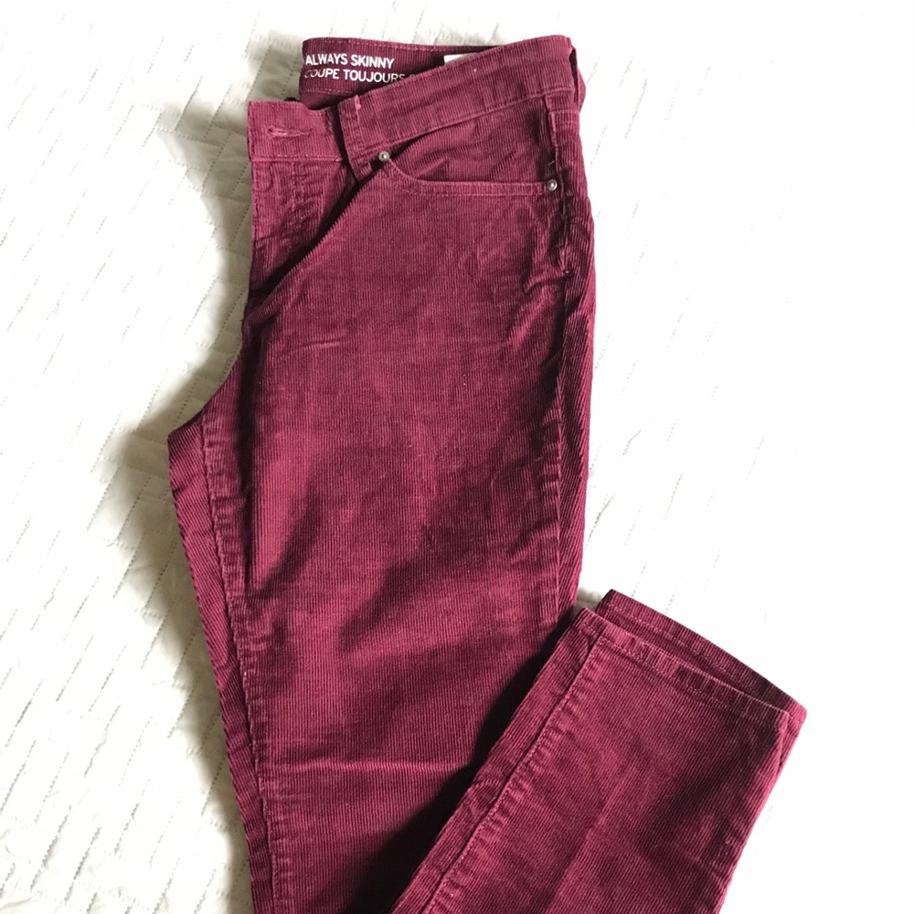 Gap Always Skinny Corduroy Pants
